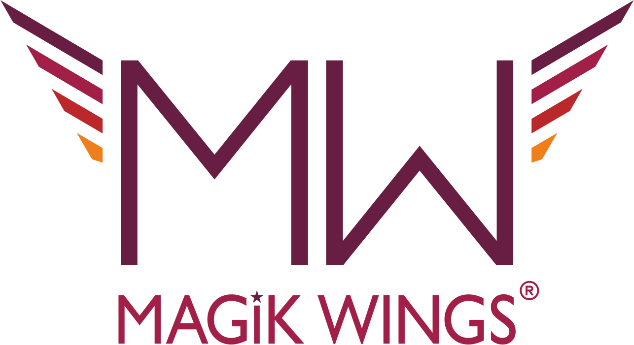Magik Wings logo - Branding partner for BNI Garba Night 2026