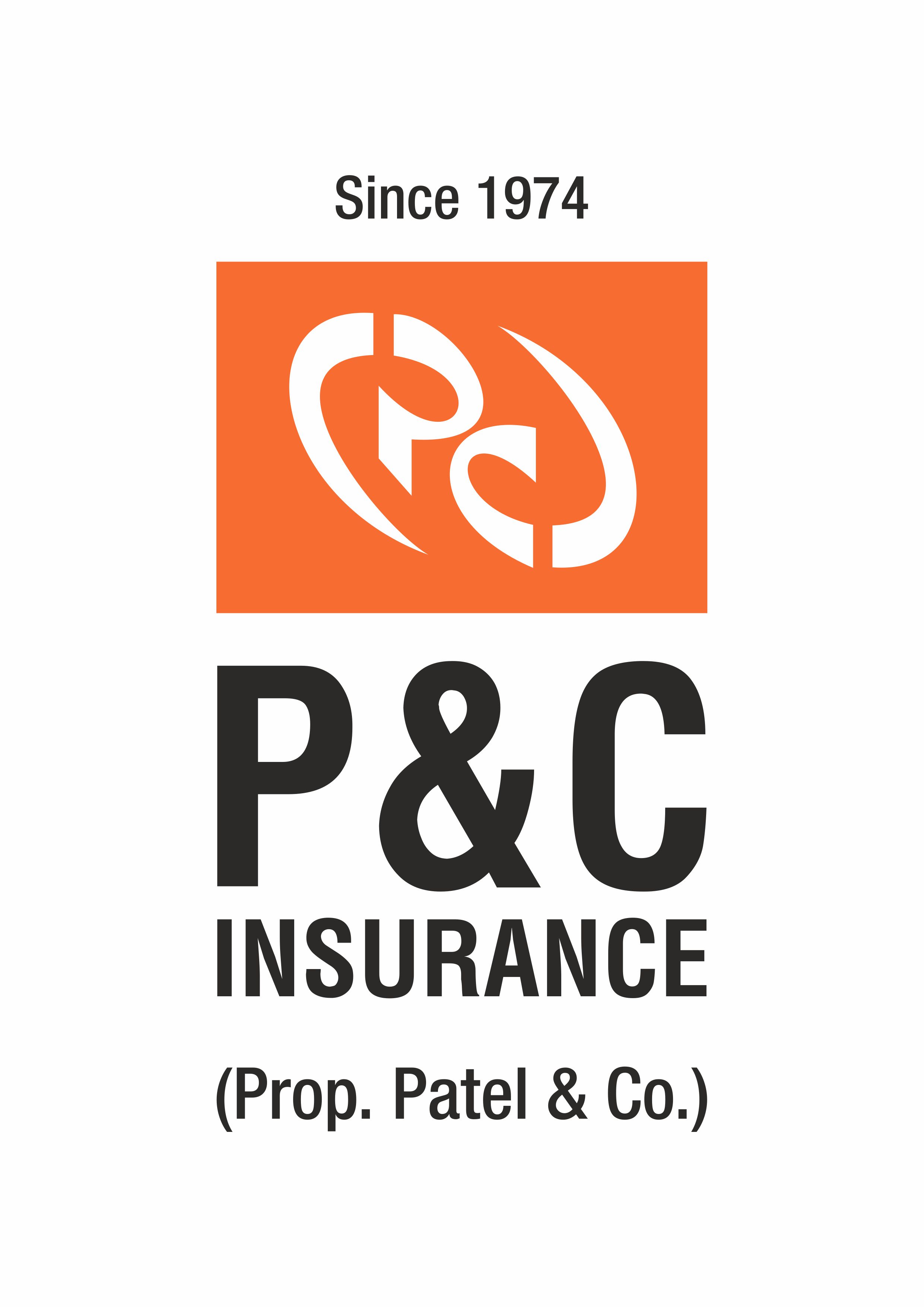 P&C Insurance logo - Insurance partner for BNI Garba Night 2026