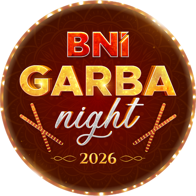BNI Garba Night 2026 official logo